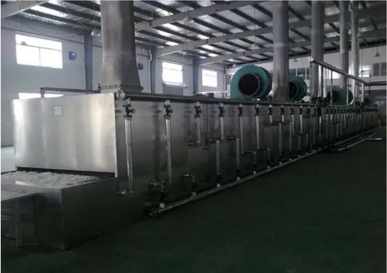 Ενιαία ξηρότερη μηχανή SUS316 SUS316L ζωνών πλέγματος μεταφορέων στρώματος