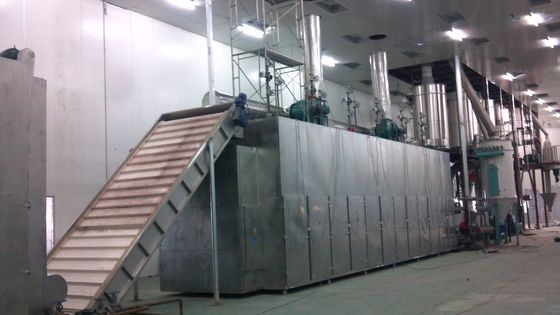 Ενιαία ξηρότερη μηχανή SUS316 SUS316L ζωνών πλέγματος μεταφορέων στρώματος