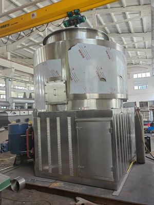 220V / 50Hz περιστροφικό στεγνωτήρα φλας με αποτελεσματική θερμοκρασία εισόδου προϊόντος 50-80C